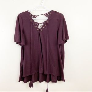 Xhilaration Womens Crochet Top